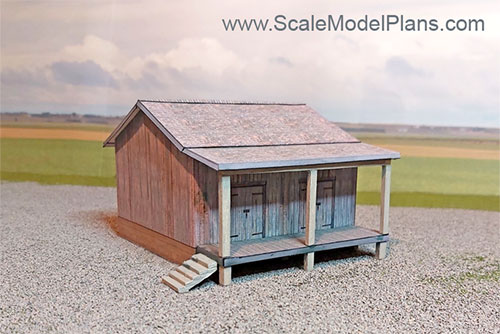 Fort Steele Stage Lines Office HO Scale