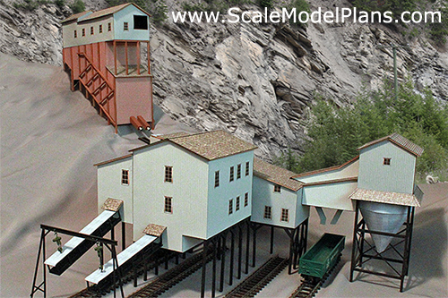 HO scale coal mine