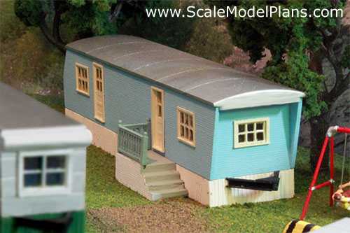 1960's HO scale trailer home