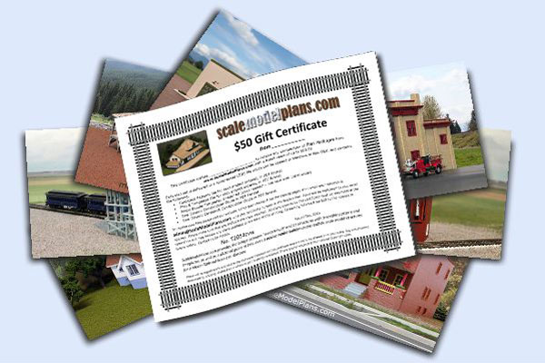 ScaleModelPlans.com Gift Certificate