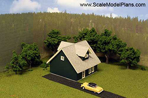 Plans for scratch building model railway structures