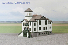 Kaslo City Hall scale model