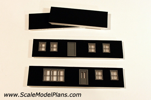 foam board scale model structure