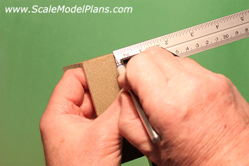 model railroading tips - concrete foundation effect